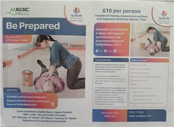 First Aid Course with Kev Francis