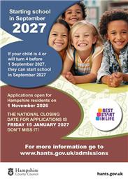 Children Starting School in September 2027