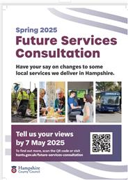 Hampshire County Council Public Consultation - ending 7 May